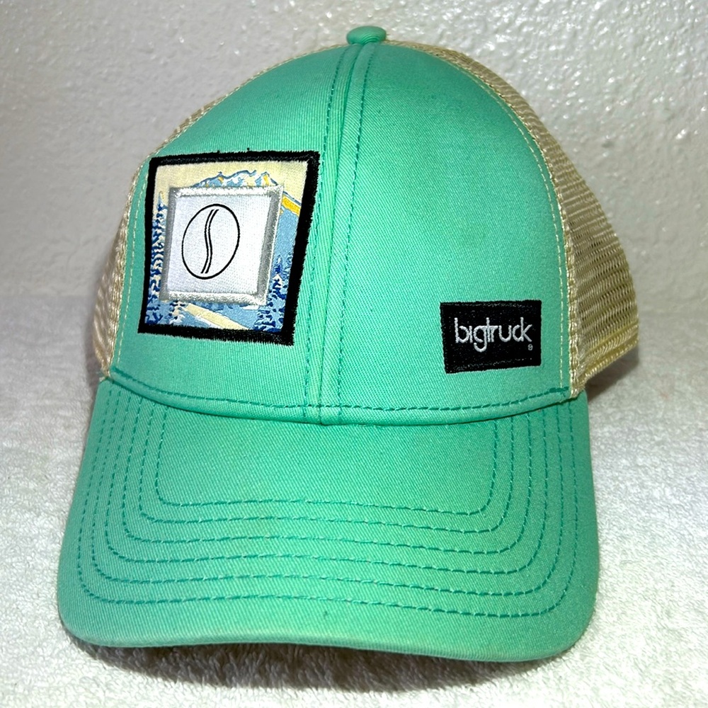 Big Truck Brand-  mint green vintage style trucker hat